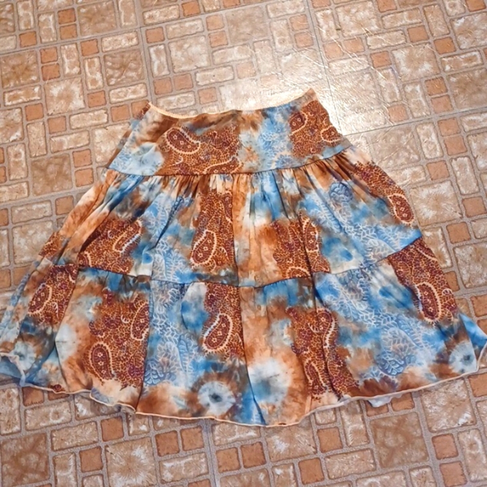 Hot Tempered tiered skirt Y2K made in the USA women's skirt size medium